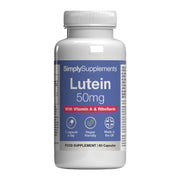 Simply Supplements Lutein Product on a white background