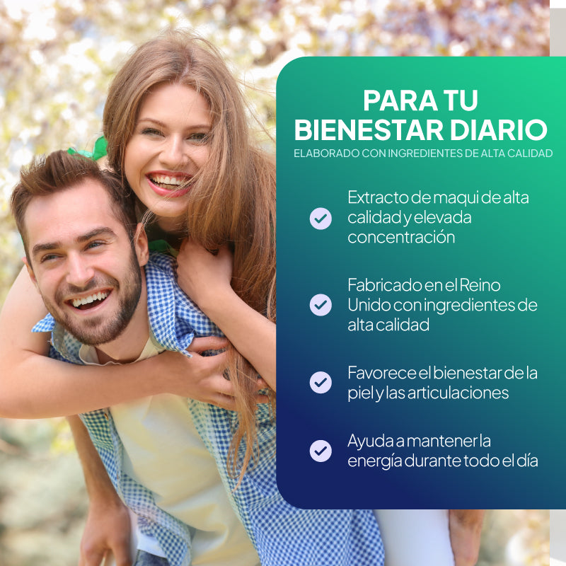 Las pastillas de baya de maqui de 2.000 mg mejoran tu bienestar 